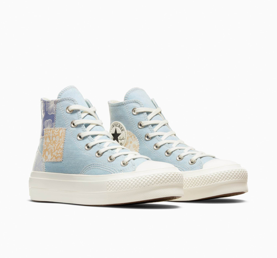 Chuck Taylor All Star Lift Platform Denim Patchwork