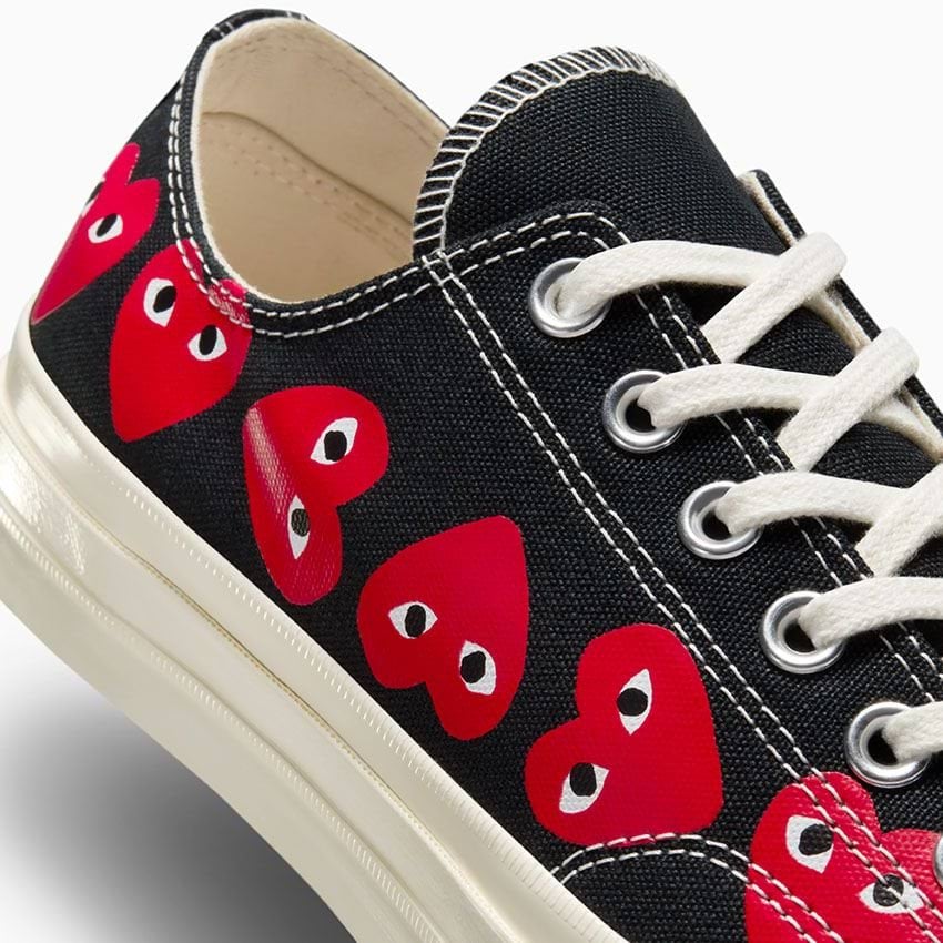 Converse x Comme des Garçons PLAY Chuck 70 Multi Heart-Black-36