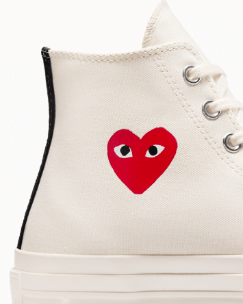 PLAY Comme des Garçons Single Heart Chuck 70
