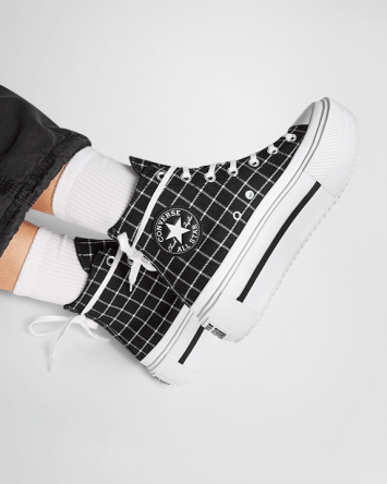 Chuck Taylor All Star Lift Double Stack Platform Plaid
