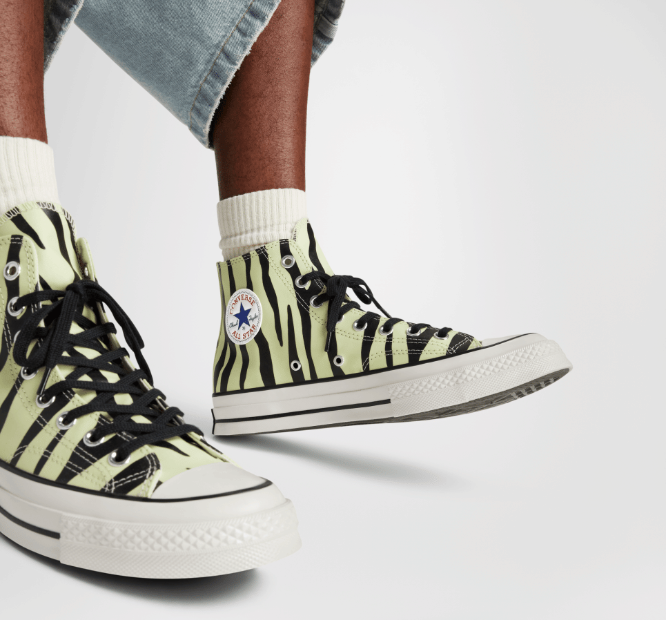 Glow-In-The-Dark Zebra Print