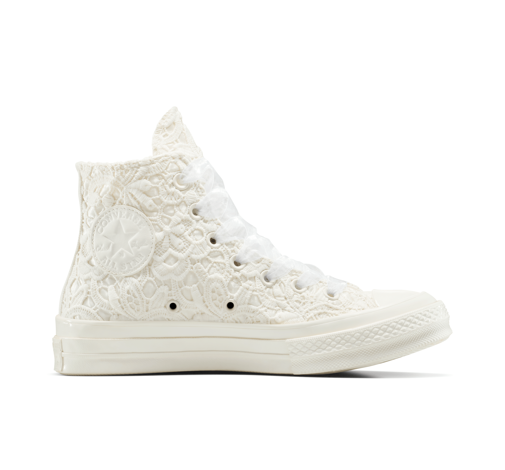 Chuck 70 Crocheted Satin