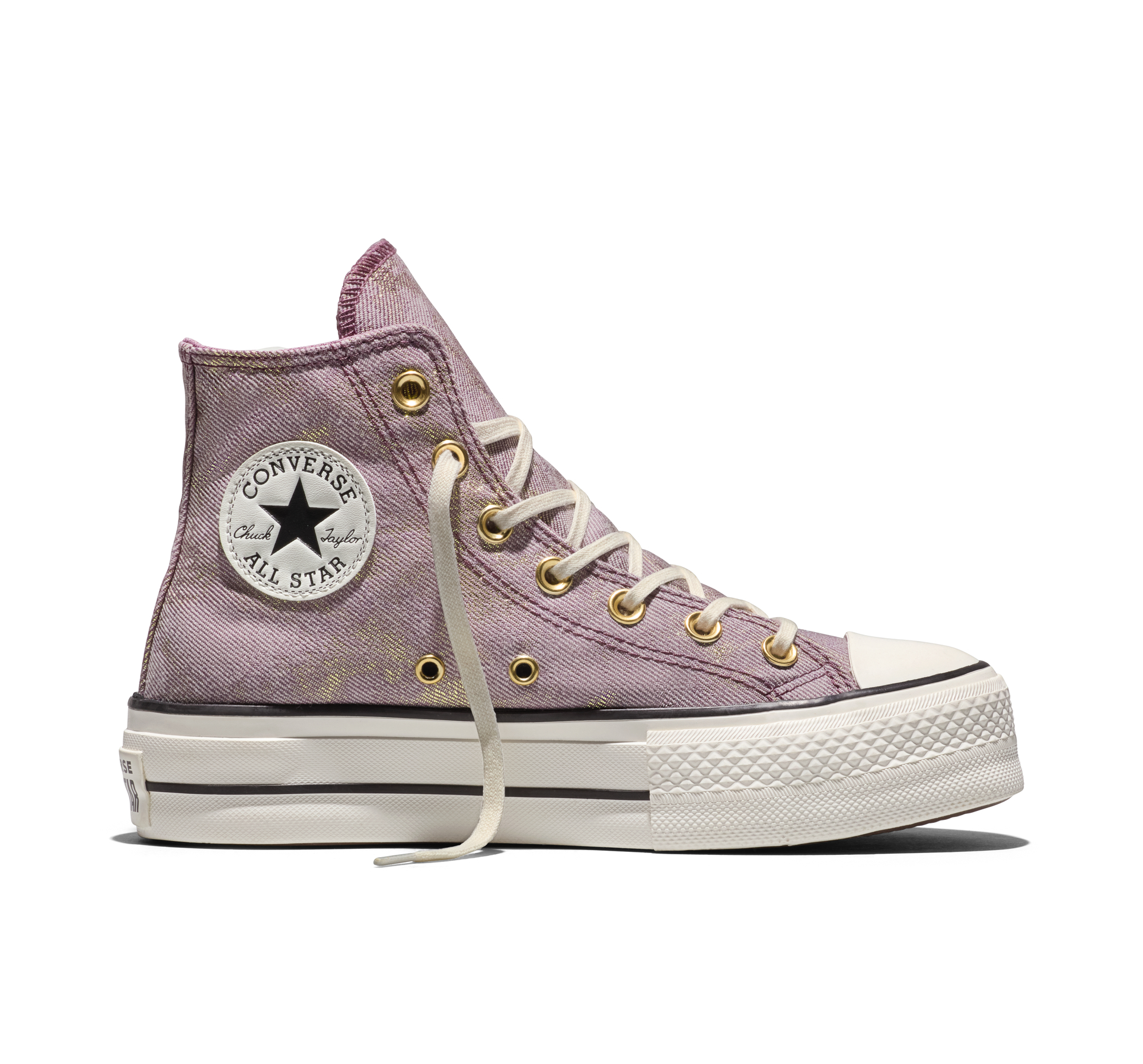 Chuck Taylor All Star Lift Platform Metallic Twill