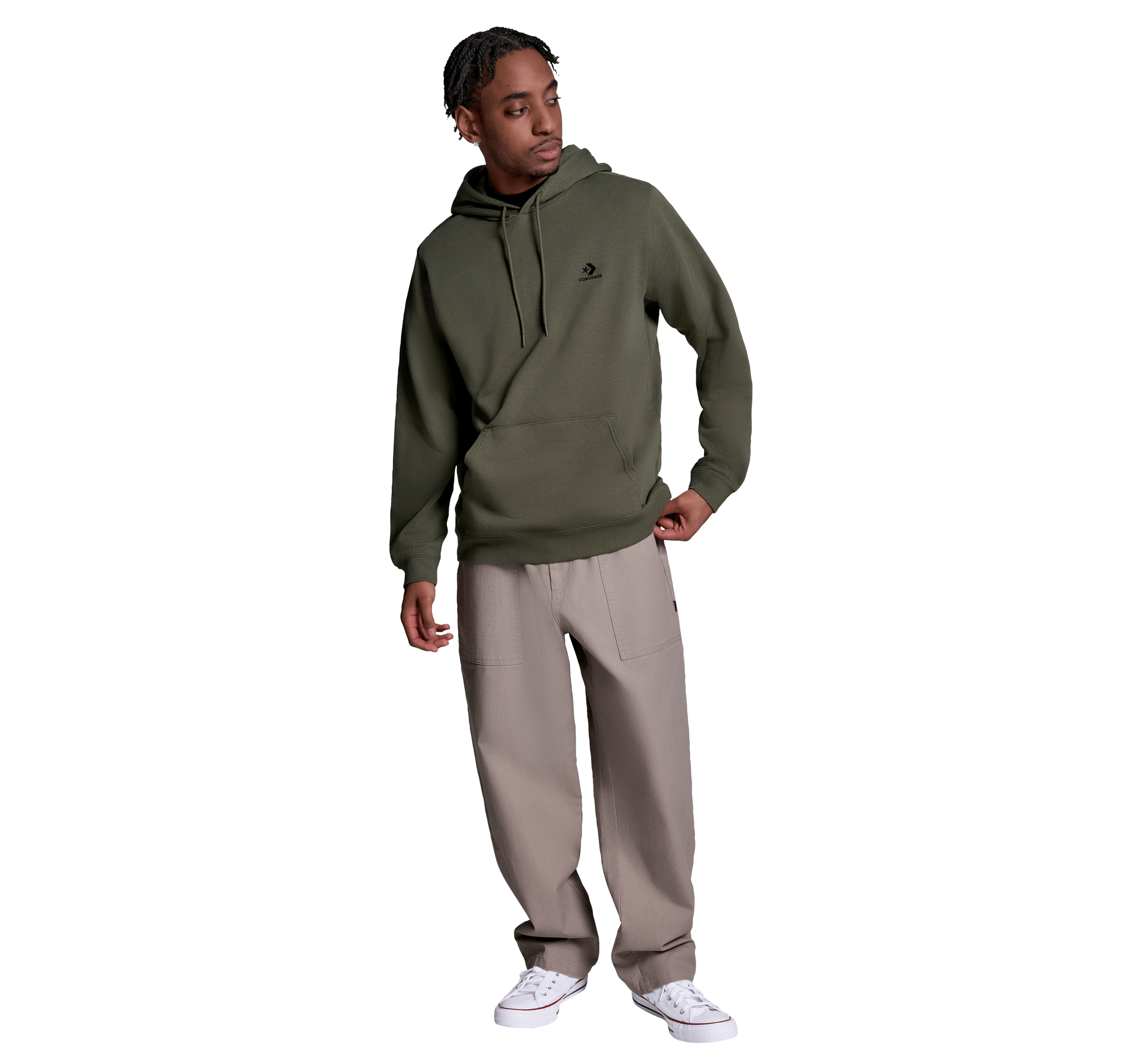Bluza Embroidered Star Chevron Standard-Fit Fleece