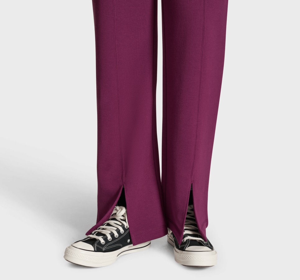 Split Leg Knit Pant