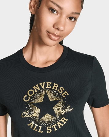 Koszulka Damska Metallic Chuck Taylor