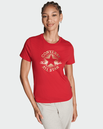 Koszulka Damska Metallic Chuck Taylor T-Shirt