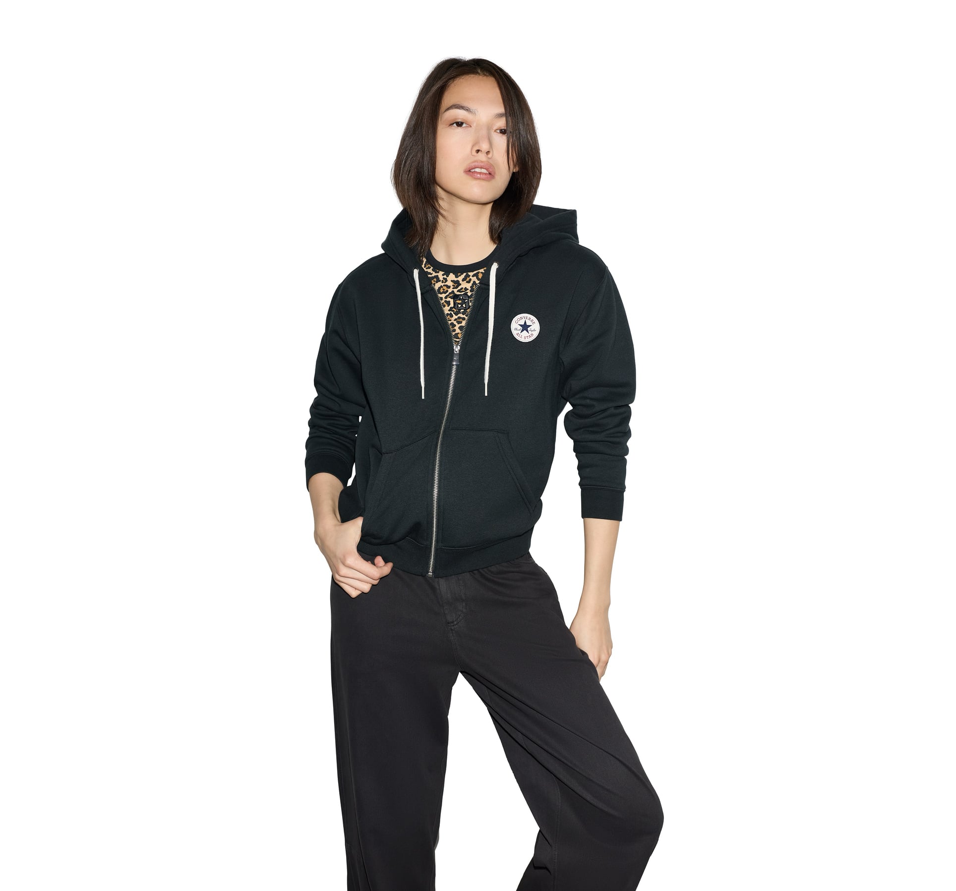 Bluza z kapturem damska Signature Full‑Zip