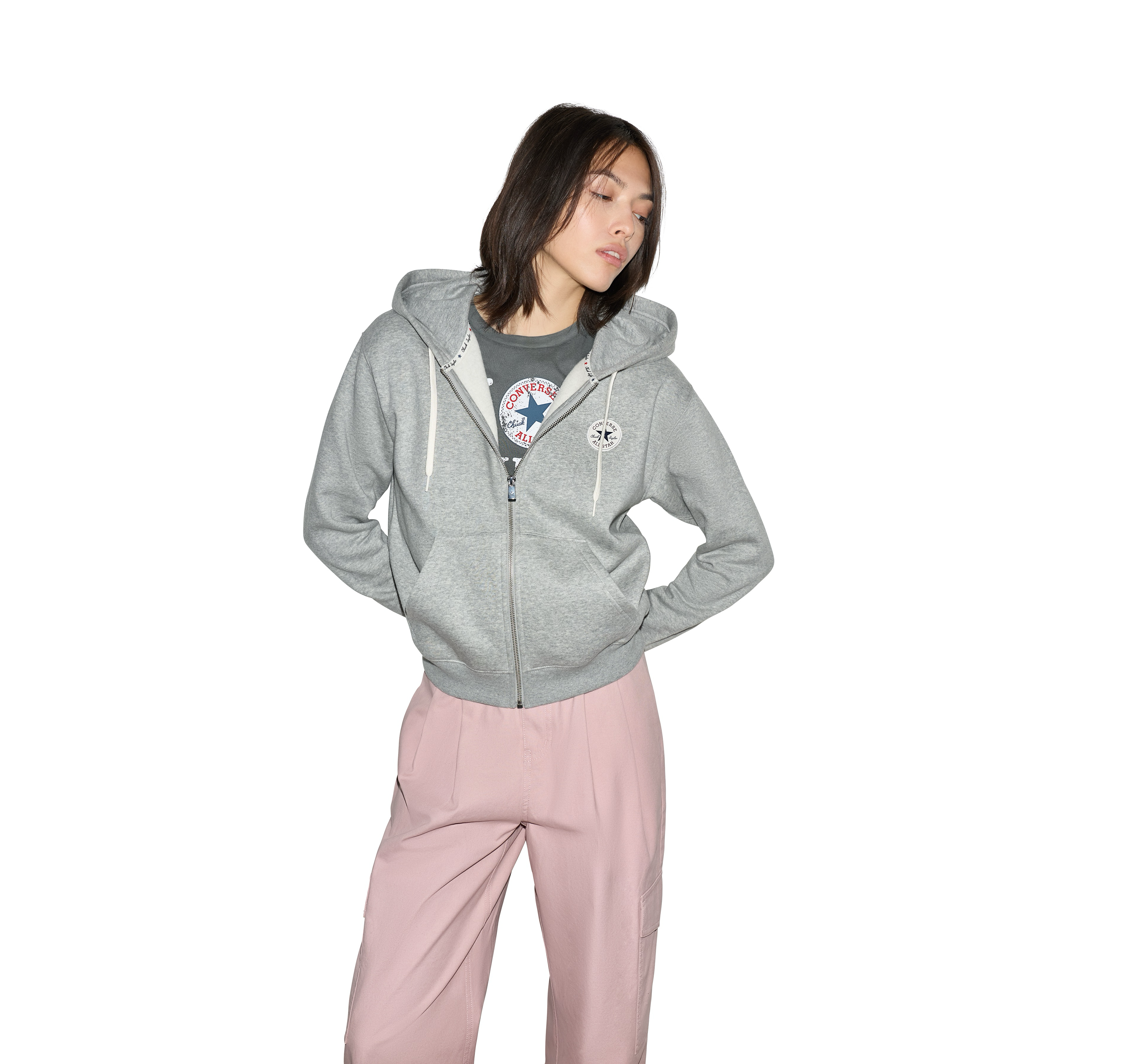 Bluza z kapturem damska Signature Full‑Zip