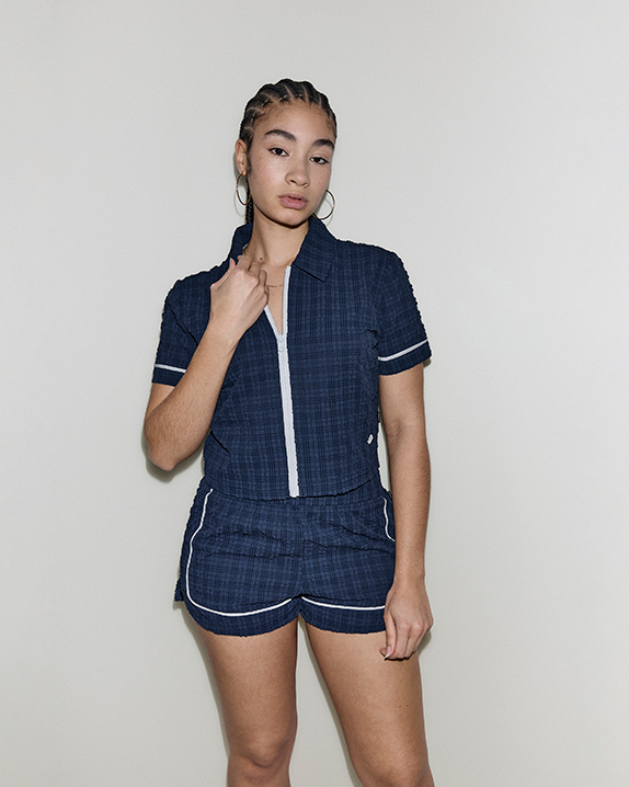 Converse Damska Koszulka Polo Festival Zip