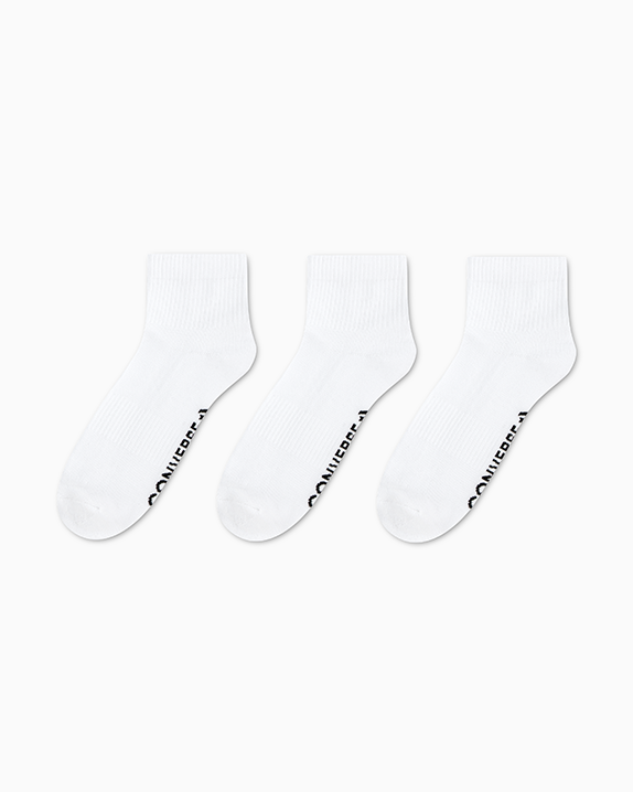 Converse 3-Pak Skarpetek Wordmark Quarter