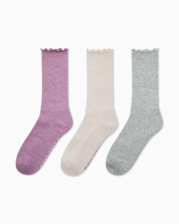 Converse 3-Pak Skarpetek Lettuce Cuff Crew