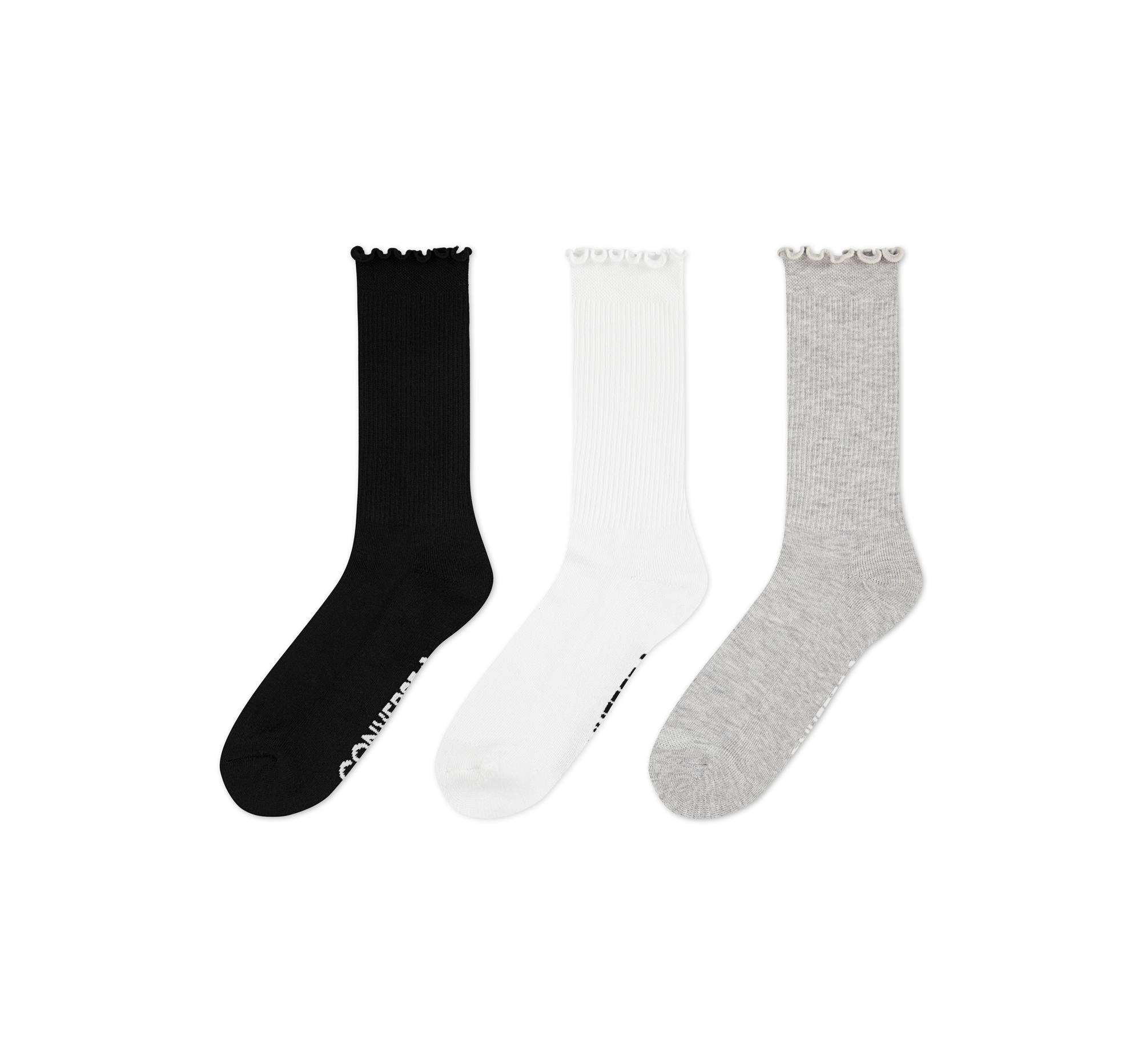 3-Pak Skarpetek Lettuce Cuff Crew